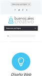 Mobile Screenshot of buenosairescreativo.com